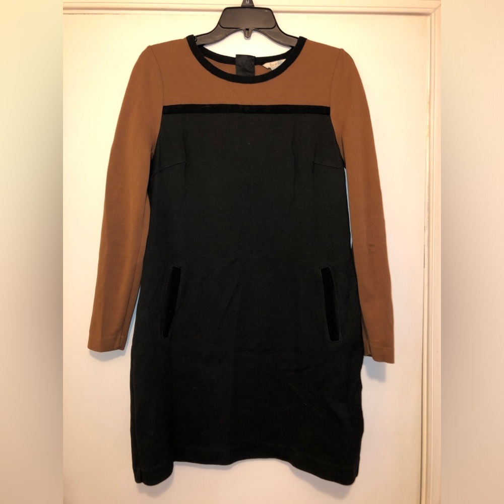 Boden color block tunic dress women’s size 8